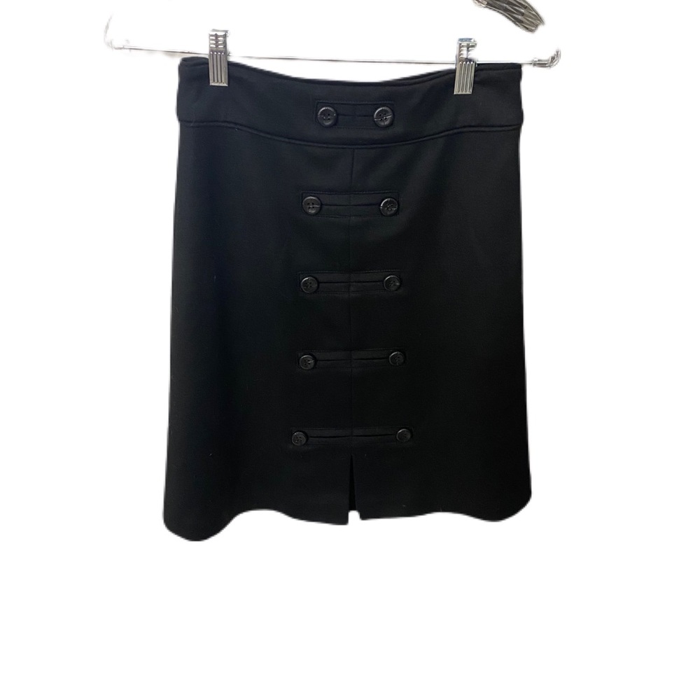 DVF black school girl a-line skirt size 4